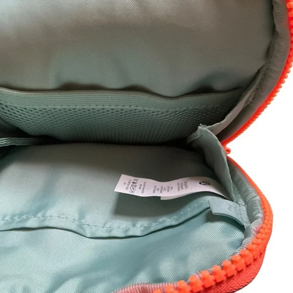 Lululemon easy access crossbody orange green bag travel casual bag - Picture 8 of 9